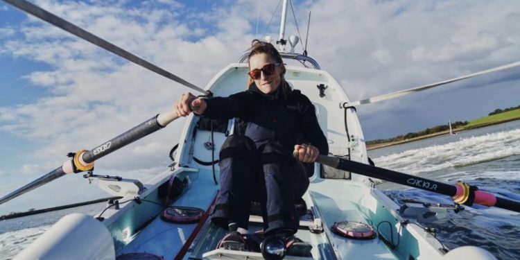 Victoria Evans has crossed the Atlantic. Will there be a world record